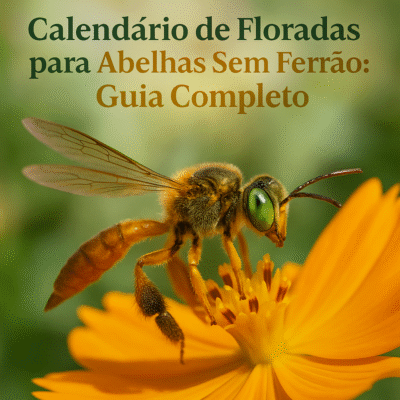 calendário de floradas para abelhas se ferrão