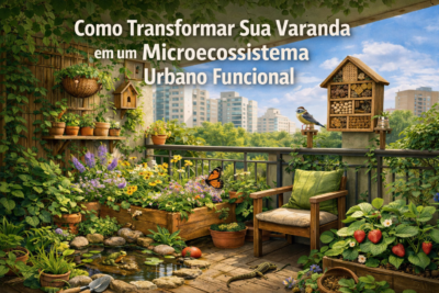 Como Transformar Sua Varanda em um Microecossistema Urbano Funcional