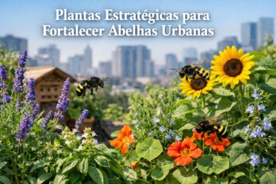 Plantas Estratégicas para Fortalecer Abelhas Urbanas