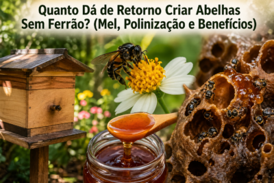 🔥 Criar abelhas sem ferrão dá retorno de verdade? Muita gente pensa só no mel, mas o retorno vai muito além disso. 🐝 Produção de mel existe, mas costuma ser pequena no início 🌸 A polinização pode melhorar jardins, hortas e pomares 🌿 O ambiente fica mais vivo e equilibrado 💰 O lucro só aparece com escala, manejo e paciência 🏡 Para casa, quintal ou sítio, o maior retorno pode ser ecológico Criar abelhas sem ferrão vale a pena para quem quer natureza, aprendizado, polinização e produção artesanal com responsabilidade. Você criaria abelhas pelo mel ou pelos benefícios no jardim? Comente aqui e compartilhe com alguém que ama natureza. Leia o artigo completo no site Criar Abelhas.