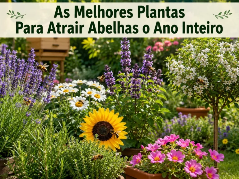 As Melhores Plantas Para Atrair Abelhas o Ano Inteiro