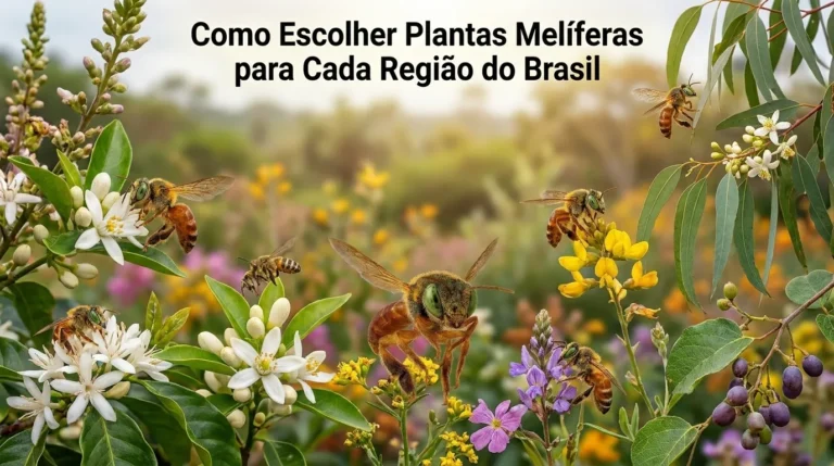 Como Escolher Plantas Melíferas para Cada Região do Brasil